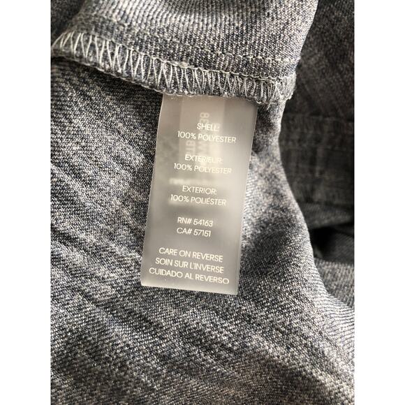 Calvin Klein A-Line Midi Dress Women's Size 8 Short Flutter Sleeve Blue NEW - Picture 7 of 9